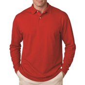 Jerzees 5.6-oz., 50/50 Long-Sleeve Jersey Polo With SpotShield &trade;