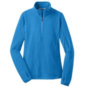 Women's Port Authority&reg; Microfleece Half Zip Pullover Jacket - Embroidery Personalization Available
