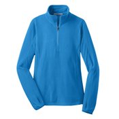 Women's Port Authority&reg; Microfleece Half Zip Pullover Jacket - Embroidery Personalization Available