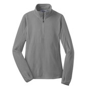 Women's Port Authority&reg; Microfleece Half Zip Pullover Jacket - Embroidery Personalization Available