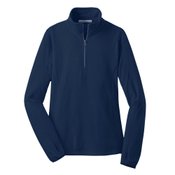 Women's Port Authority&reg; Microfleece Half Zip Pullover Jacket - Embroidery Personalization Available