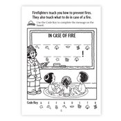 My Fire Safety Fun Pad With Crayons Value Kit