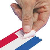 Tri-Color Custom-Foil Ribbon With Self-Stick Backing - Personalization Available