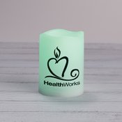 Holiday Gift-Boxed Color-Changing Flameless Candle With Remote - Personalization Available
