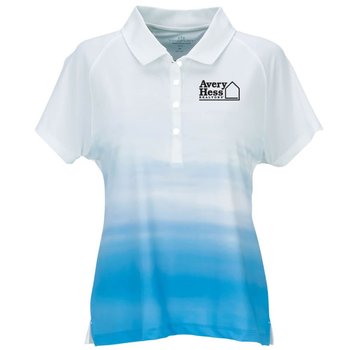 Vantage&reg; Women's Vansport Pro Ombre Point Polo - Personalization Available from Positive Promotions