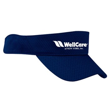 Big Accessories&reg; Mesh Sport Visor - Embroidered Personalization Available from Positive Promotions