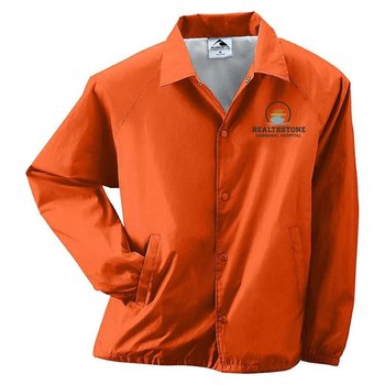 Augusta&reg; Adult Nylon Coach's Jacket/Lined - Embroidered Personalization Available from Positive Promotions