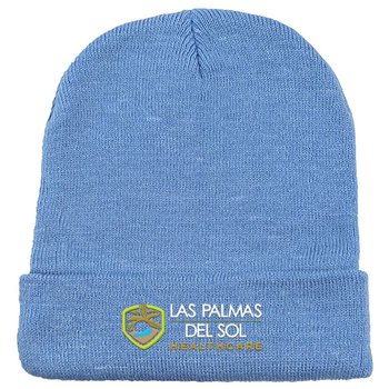 Long Soft Knit Beanie: Premium Colors - Embroidered Personalization Available from Positive Promotions