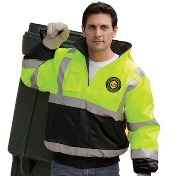 Game&trade; The Municipality Hi-Vis Safety Jacket -Embroidered Personalization Available from Positive Promotions