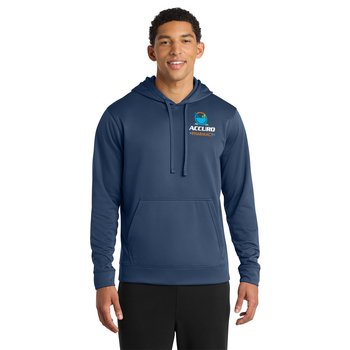 Port & Co Unisex Performance Fleece Pullover Hooded Sweatshirt - Embroidered Personalization Available from Positive Promotions