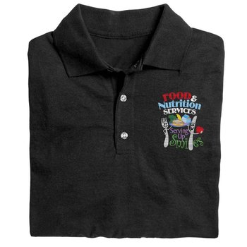 Food & Nutrition Services: Serving Up Smiles Gildan&reg; DryBlend Jersey Polo from Positive Promotions