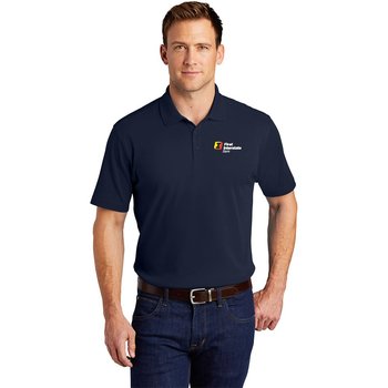 Port Authority&reg; Men's Silk Touch&trade; Interlock Performance Polo - Embroidered Personalization Available from Positive Promotions