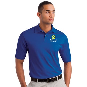 Jerzees® Men's SpotShield Short-Sleeve 50/50 Sport Shirt - Embroidered Personalization Available from Positive Promotions