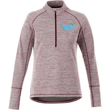 Elevate&reg; Women's Crane Knit Half-Zip - Embroidered Personalization Available from Positive Promotions