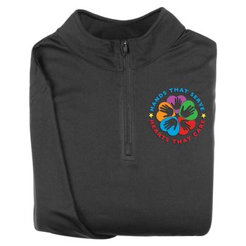 Hands That Serve, Hearts That Care Augusta&reg; Attain Quarter Zip - Personalization Optional from Positive Promotions