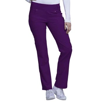 Cherokee® iFlex Women's 6- Pocket Mid Rise Straight Leg Pull-On Scrub Pant from Positive Promotions