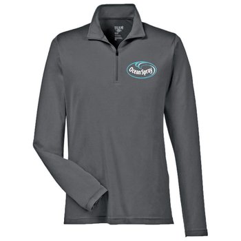 Team 365 Men's Zone Performance Quarter-Zip Pullover - Embroidered Personalization Available from Positive Promotions