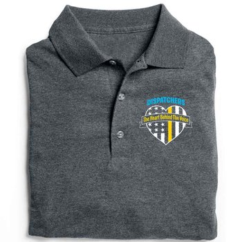 Dispatchers: The Heart Behind The Voice Gildan&reg; DryBlend Jersey Polo - Personalization Optional from Positive Promotions