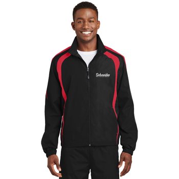 Sport-Tek&reg; Adult Colorblock Raglan Jacket - Personalization Avaialble from Positive Promotions