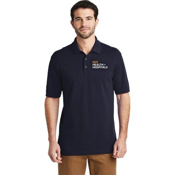 Port Authority® Men's EZCotton Short-Sleeved Polo - Embroidered Personalization Available from Positive Promotions