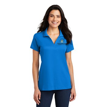 Port Authority&reg; Ladies Rapid Dry&trade; Mesh Polo - Embroidered Personalization Available from Positive Promotions