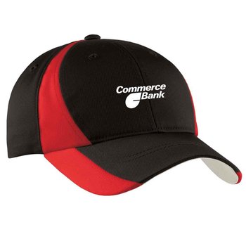 Sport-Tek&reg; Dry Zone&reg; Nylon Colorblock Cap - Embroidered Personalization Available from Positive Promotions