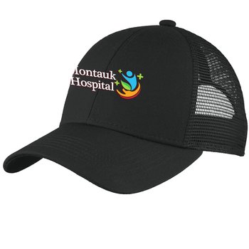 Port Authority&reg; Adjustable Mesh Back Trucker Cap - Embroidered Personalization Available from Positive Promotions