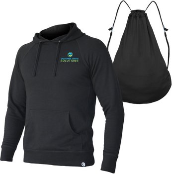 Quikflip&reg; Pullover Hoodie Sweatshirt - Embroidered Personalization Available from Positive Promotions