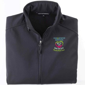 Food & Nutrition Services: Hands That Serve, Hearts That Care Port Authority&reg; Core Soft Shell Jacket - Personalization Optional from Positive Promotions