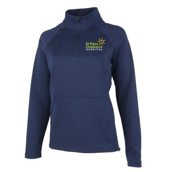 Charles River Apparel Women's Seaport Quarter Zip Sweater - Embroidered Personalization Available from Positive Promotions