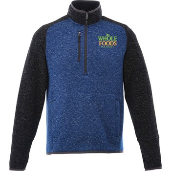 Elevate&reg; Men's Vorlarge Half-Zip Knit Sweater Jacket - Embroidered Personalization Available from Positive Promotions