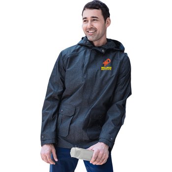 Fossa Apparel® Voyager Parka Rain Jacket - Embroidered Personalization Available from Positive Promotions