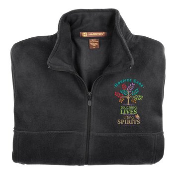 Hospice Care: Touching Lives, Lifting Spirits Harriton&reg; Full-Zip Fleece Jacket - Personalization Optional from Positive Promotions