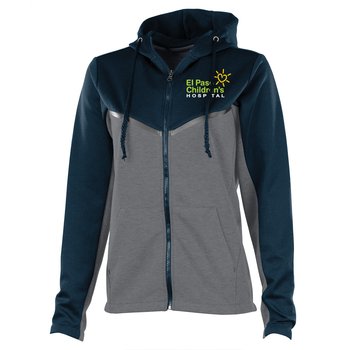Charles River Apparel® Women's Seaport Full Zip Hoodie - Embroidered Personalization Available from Positive Promotions