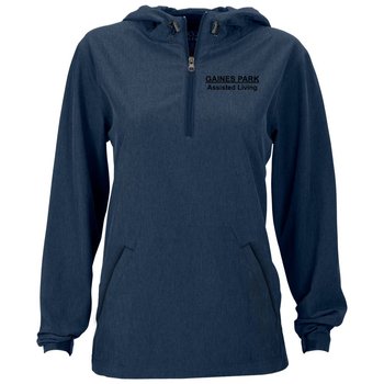Women's Pullover Stretch Anorak - Embroidered Personalization Available from Positive Promotions