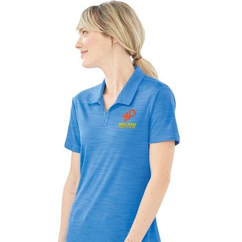 adidas® Women's Melange Sport Shirt - Embroidered Personalization Available from Positive Promotions