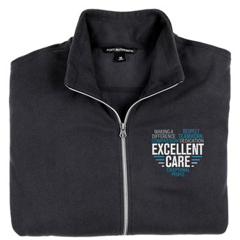Men's Port Authority&reg; Full-Zip Microfleece Jacket - Personalization Available from Positive Promotions