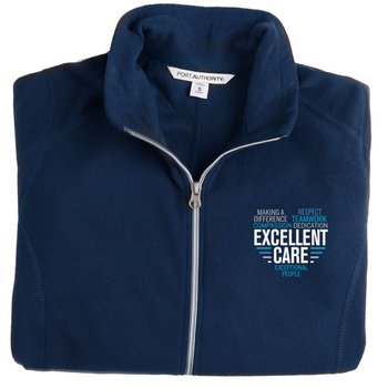 Women's Port Authority&reg; Full-Zip Microfleece Jacket - Personalization Available from Positive Promotions