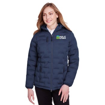 North End® Women's Loft Puffer Jacket - Personalization Available from Positive Promotions