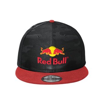 New Era® Camo Flat Bill Snapback Cap - Embroidered Personalization Available from Positive Promotions