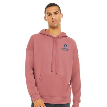 BELLA+CANVAS® Unisex Super-Soft Sponge Fleece Hoodie - Embroidered Personalization Available from Positive Promotions