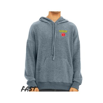 BELLA+CANVAS® Unisex Sueded Fleece Pullover Hoodie - Embroidered Personalization Available from Positive Promotions