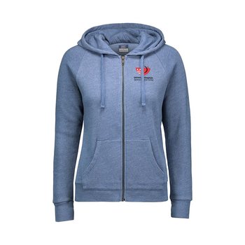 MV Sport&reg; Women's Stockton Angel Fleece Full Zip Hoodie - Embroidered Personalization Available from Positive Promotions