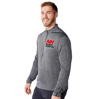 Elevate&reg; Men's Eco Knit Half-Zip - Embroidered Personalization Available from Positive Promotions