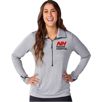 Elevate&reg; Women's Eco Knit Half-Zip - Embroidered Personalization Available from Positive Promotions