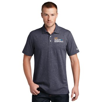 New Era® Men's Heather Twist Polo - Embroidered Personalization Available from Positive Promotions