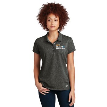 New Era® Women's Heather Twist Polo - Embroidered Personalization Available from Positive Promotions
