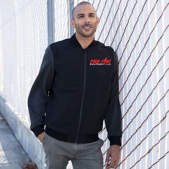 Fossa Apparel® Men's Brooklyn Bomber Jacket - Embroidered Personalization Available from Positive Promotions