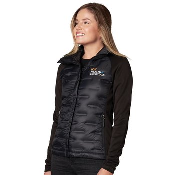 Fossa Apparel® Women's Hybrid Puffer Jacket - Embroidered Personalization Available from Positive Promotions