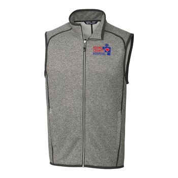 Cutter & Buck&reg; Men's Mainsail Sweater Knit Vest -Embroidered Personalization Available from Positive Promotions